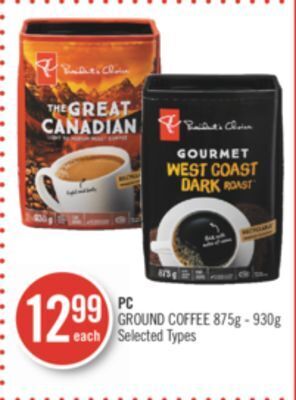 Shoppers Drug Mart Pc ground coffee offer