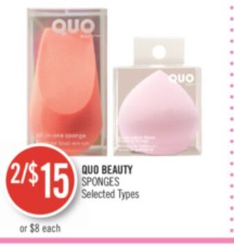 Shoppers Drug Mart Quo beauty sponges offer