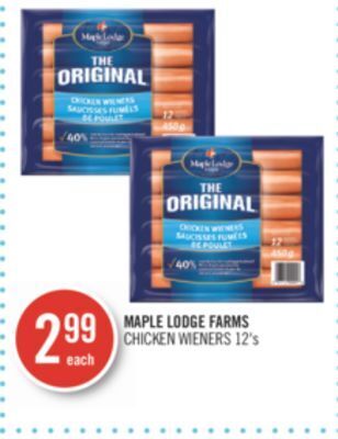 Shoppers Drug Mart Maple lodge farms chicken wieners offer