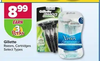 PharmaChoice Gillette razors, cartridges offer