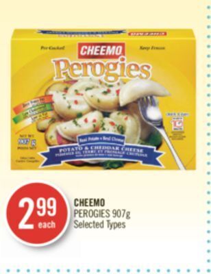 Shoppers Drug Mart Cheemo perogies offer
