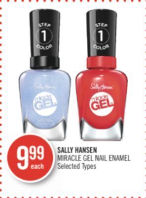 Shoppers Drug Mart Sally hansen miracle gel nail enamel offer