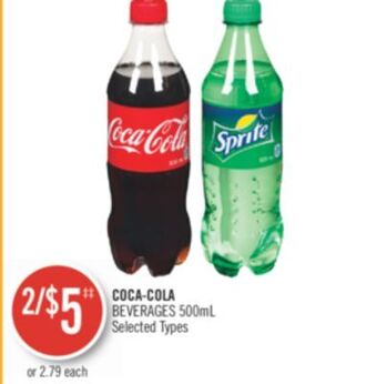 Shoppers Drug Mart Coca-cola beverages offer