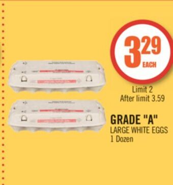 Shoppers Drug Mart Grade a large white eggs offer