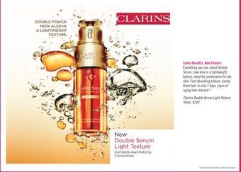 Shoppers Drug Mart Clarins double serum light texture offer