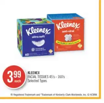 Shoppers Drug Mart Kleenex facial tissues offer