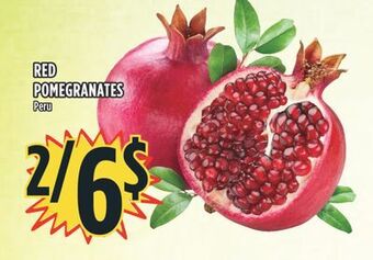 Marché Adonis Red pomegranates offer