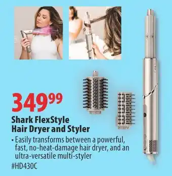 London Drugs Shark flexstyle hair dryer and styler offer