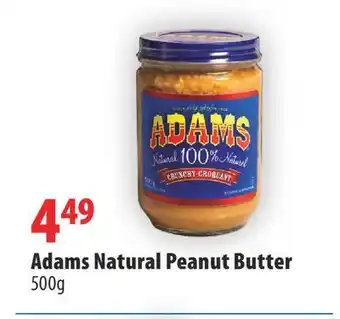 London Drugs Adams natural peanut butter offer