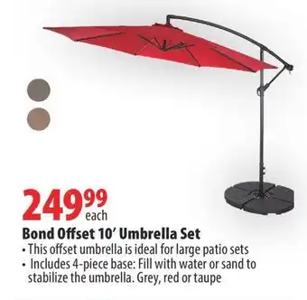 Bond offset 10' umbrella set