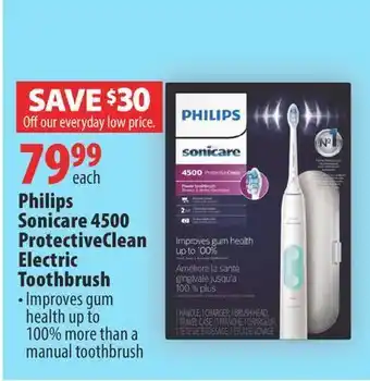 London Drugs Philips sonicare 4500 protectiveclean electric toothbrush offer