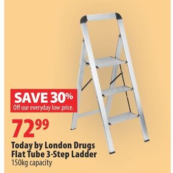 London Drugs Today by london drugs flat tube 3-step ladder offer