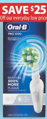 Oral-b pro 1000 rechargeable toothbrush