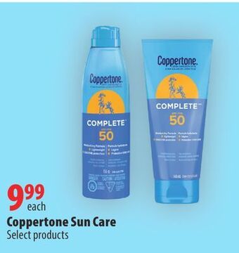 London Drugs Coppertone sun care offer