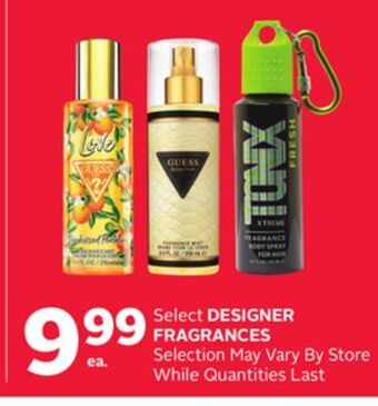 Rexall Select designer fragrances offer