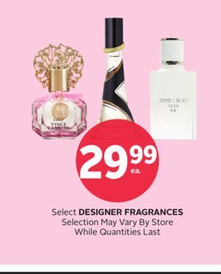 Rexall Select designer fragrances offer