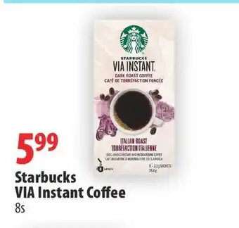 London Drugs Starbucks via instant coffee offer