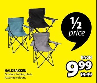 JYSK Haldbakken outdoor folding chair offer