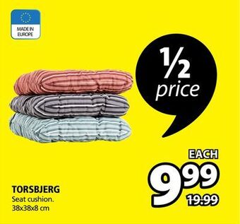 JYSK Torsbjerg seat cushion offer