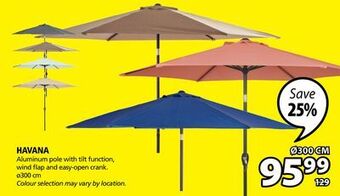 JYSK Havana market umbrella offer