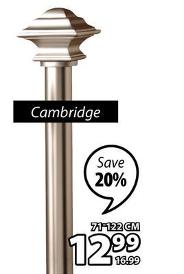 JYSK Cambridge curtain rod offer