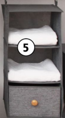 JYSK Balse large 3-tier hanging shelf offer