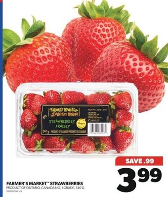 Real Canadian Superstore FARMER'S MARKET STRAWBERRIES 340 g offer