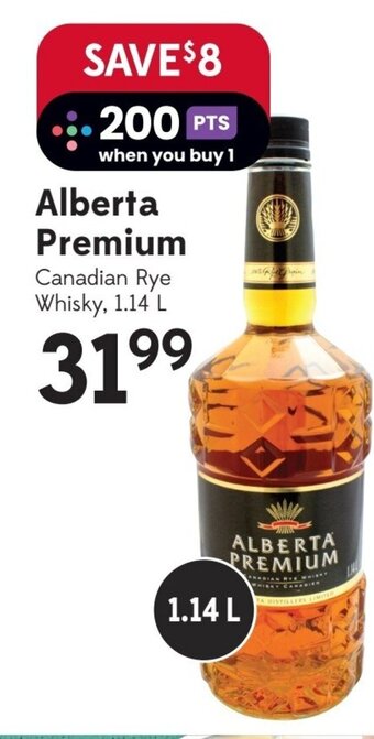 Sobeys Alberta Premium Canadian Rye Whisky, 1.14 L offer