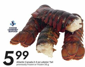 Sobeys Atlantic Canada 2-3 oz Lobster Tail offer