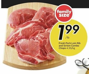 Sobeys Fresh Pork Loin Rib and Sirloin Combo Chops offer