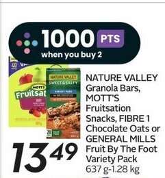 Sobeys NATURE VALLEY Granola Bars offer