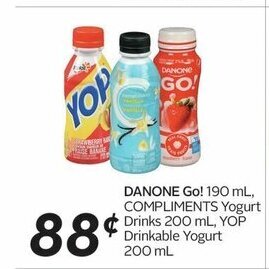 Sobeys DANONE GO! 190 mL offer