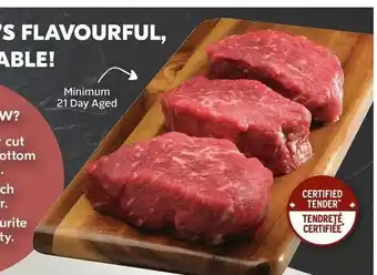 Sobeys Fresh STERLING SILVER Bottom Sirloin Tri Tip Grilling Steaks offer