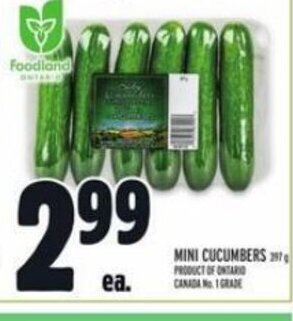 Metro MINI CUCUMBERS offer