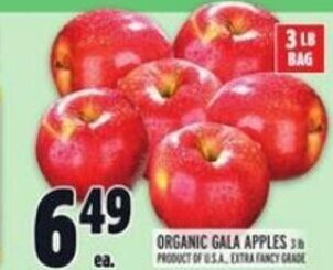 Metro ORGANIC GALA APPLES offer