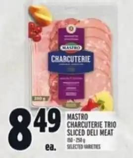 Metro MASTRO CHARCUTERIE TRIO SLICED DELI MEAT offer