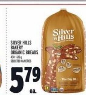 Metro SILVER HILLS BAKERY ORGANIC BREADS offer