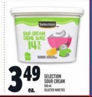 Metro SELECTION SOUR CREAM offer