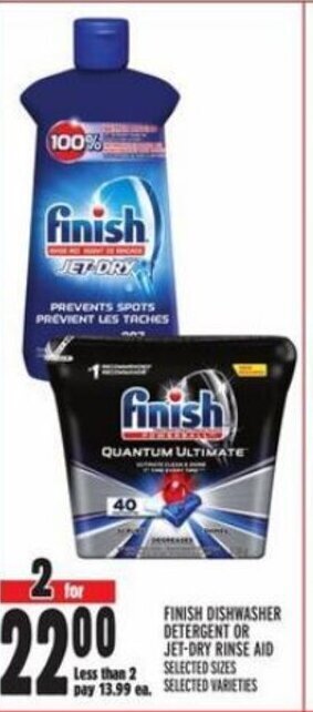 Metro FINISH DISHWASHER DETERGENT offer