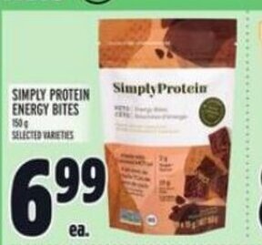 Metro SIMPLY PROTEIN ENERGY BITES offer