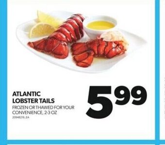 Real Canadian Superstore ATLANTIC LOBSTER TAILS offer