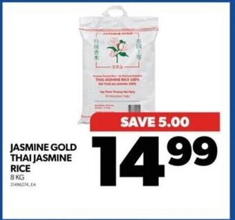 Real Canadian Superstore JASMINE GOLD THAI JASMINE RICE 8 KG offer