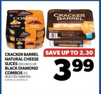 Real Canadian Superstore CRACKER BARREL NATURAL CHEESE SLICES 200-240 G offer