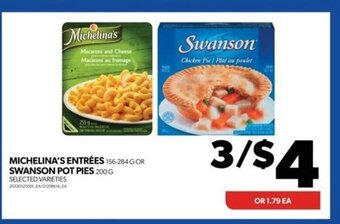 Real Canadian Superstore MICHELINA'S ENTRÉES 156-284 G offer