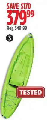 Canadian Tire Pelican boost 100 kayaks offer