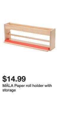 IKEA Måla paper roll holder with storage offer