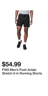 Sport Chek Fwd men's push aviate stretch 5-in running shorts offer