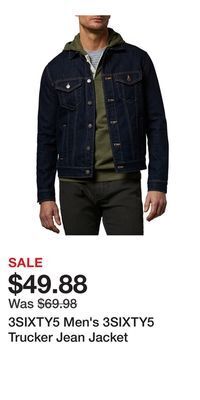 Mark's 3sixty5 men's 3sixty5 trucker jean jacket offer