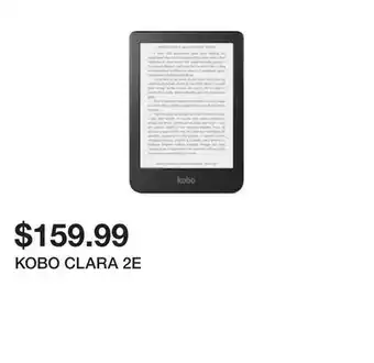 Chapters Indigo Kobo clara 2e offer
