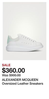 Holt Renfrew Alexander mcqueen oversized leather sneakers offer
